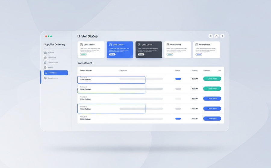 Екран замовлення постачальникам
